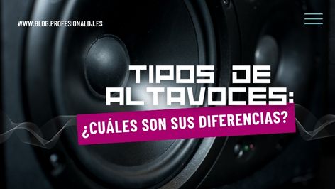 Tipos de Altavoces_ ¿Cu